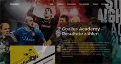 Desktop Screenshot of goalies.ch